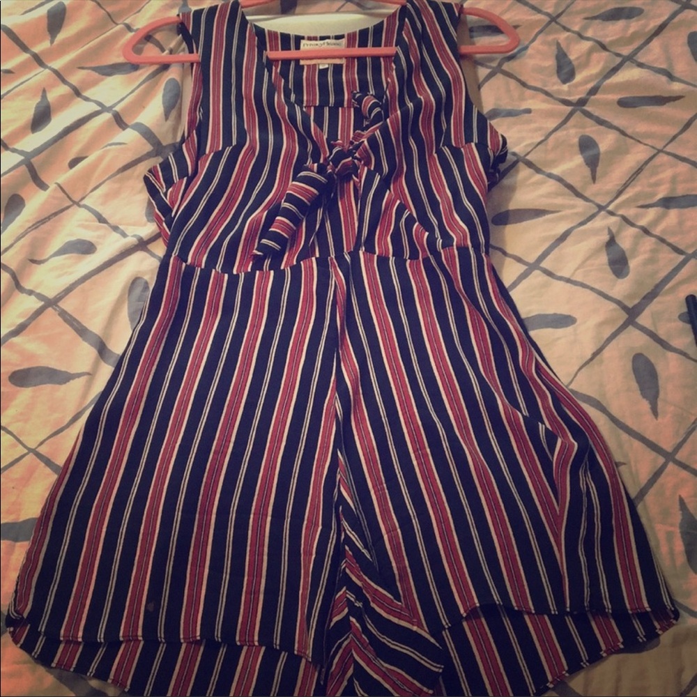 Privacy Please striped romper